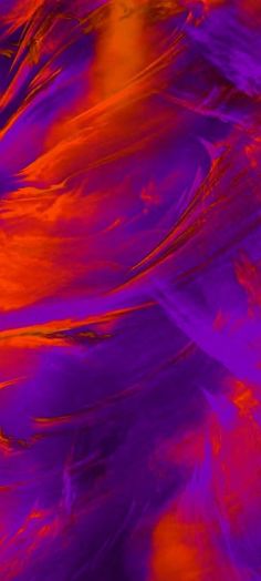 an abstract painting with red and purple colors