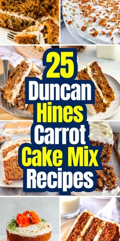 25 duncan hines carrot cake mix recipes