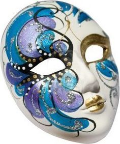 Masquerade Mask Diy, Harlequin Mask, Ceramic Mask, Antique Porcelain Dolls, Mask Painting, Venetian Mask, Mardi Gras Mask