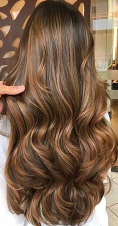 40 Trendiest Hair Colors for 2022 : Brown Toffee Highlight Dark Bayalage, Highlights Brown Hair Balayage, Shot Hair, Caramel Hair