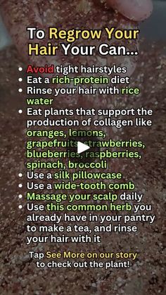 Facebook Diy Hair Care, Protein Diets, Wide Tooth Comb, Hair Growth Tips, Herbal Remedies, For Hair, Hair Growth, Vitamins