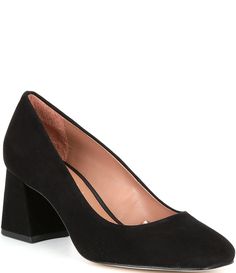 Shop for Gianni Bini Catallo Suede Square Toe Low Block Heel Pumps at Dillard's. Visit Dillard's to find clothing, accessories, shoes, cosmetics & more. The Style of Your Life. Closed Toe Block Heels, Low Block Heel Pumps, Block Heel Pumps, Mid Heels Pumps, Chunky Heel Pumps, Low Heel Pumps, Classy Shoes, Black Suede Pumps, Square Toe Heels