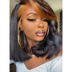 Bday Hair, Natural Girl, Color Wigs, Vanity Art, Hairstyles 2024, Remy Human Hair Wigs, Pretty Females, Color Play, Hair Crush