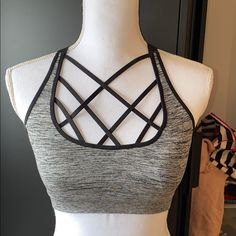 Brand New Only Tried On Victoria Sport Size Medium Has Removable Pads Adjustable Straps No Tag Vs Sport, Victoria Sport, Sports Bras, Women's Intimates, Adjustable Straps, Sports Bra, Victoria's Secret, Black White, Size Medium