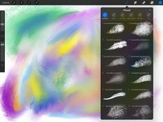 the photoshopped image is being used to create an abstract painting effect in adobe