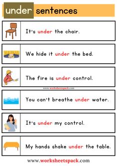 Under Sight Word Worksheet Printable.