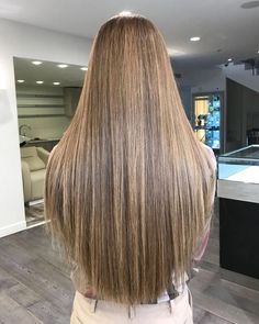 U Shaped Haircut Long, Long Hair Balayage, Hair Balayage Highlights, Layers For Long Hair, Summer Hair Inspiration, Hair Cut For Girls, V Cut Hair, V Shape Hair, Summer Haircut