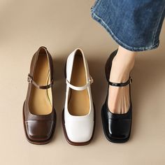 Leather Mary Jane Shoes, Inspo Fits, Rough Heels, Work Style, Mary Jane Heels, Leather Mary Janes, Jane Shoes, Girl Clothing