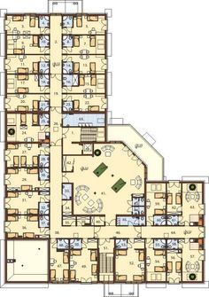 the floor plan for an apartment building