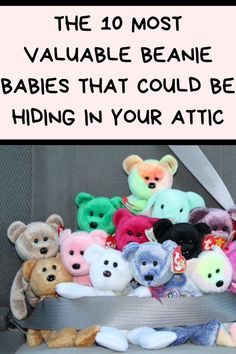 The 10 Most Valuable Beanie Babies That Could Be Hiding in Your Attic Baby Shelves, Ty Toys, Beanie Baby Bears