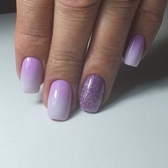 Purple Toe Nails, Color Trends 2024, Purple Ombre Nails, Glitter Tip Nails, Trends Nails, Nail Color Trends, Spring Nail