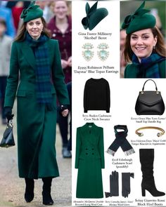 the royal family's outfits for christmas day