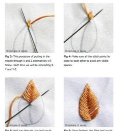 instructions on how to crochet an autumn leaf