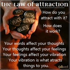 the law of attraction how do you attract with it? how does it work?