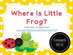 a frog and a ladybug are featured in the book where is little frog?