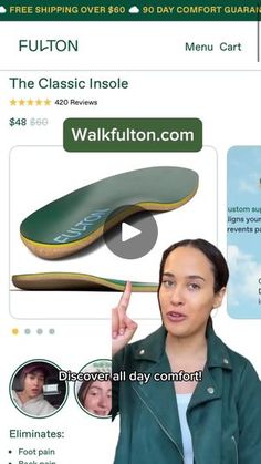 66 reactions · 303 shares | 🚨The unsupportive insoles in your shoes cause foot, knee, & back pain 🚨 

Fulton's cork insoles provide all-day comfort and pain relief with: 
🙌... | By Fulton Insoles | Facebook Healing Myself, Your Shoes, Back Pain, Pain Relief, Cork, Healing, My Style