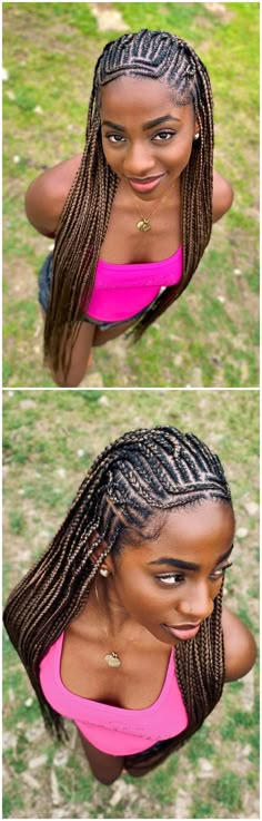 Black Hair History, Kid Braids, Latest Braided Hairstyles, Corset Making, Hair History, Cute Box Braids, African Hair Braiding, Girl Braided Hairstyles, Cute Box Braids Hairstyles