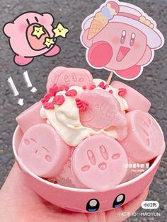 Pastel Cupcakes, Kawaii Dessert, Kawaii Cooking, Pretty Dessert, Cute Snacks, Cute Food Art, Pink Foods, Food Drinks Dessert, Kawaii Food