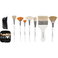 Description This set includes 7 brushes for face and body and a handy zip case for storage. Ideal for the esthetician or spa technician just starting out. Brushes are made of synthetic bristles and have plastic handles. Benefits Great for applying a variety of masks, lotions, and treatment products. Home Spa Decor, Spa Room Ideas Estheticians, Esthetician Room Supplies, Spa Room Ideas, Esthetician Supplies, Facial Room, Esthetician School, Esthetician Room Decor, Esthetics Room