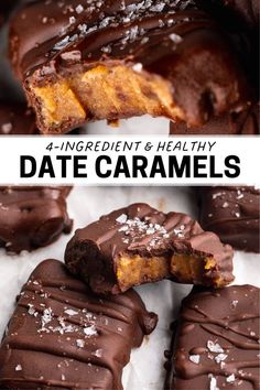 If you’re looking for a vegan, gluten-free, and refined sugar-free sweet treat that’s perfect for gifting or snacking, these 4-ingredient date caramels are your answer! They’re rich, chewy, and coated in decadent chocolate—the perfect healthy dessert or sweet snack. Plus, they’re no-bake and easy to make! Date Caramel, Healthy Candy, Sugar Free Treats, Date Recipes, Classic Candy, Candy Thermometer, Dairy Free Dessert, Healthy Sweets Recipes, Sugar Free Desserts