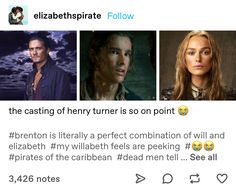 the cast of henry turner is on point in this tweet from elizabeth castle