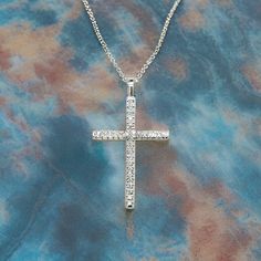 Natural Diamond Cross Pendant 17" Chain 14k White Gold 0.41 TCW Certified $3,490 307921This magnificent pendant is very versatile and can be used both vertical and horizontal.Nothing says, “I Love you” more than Diamonds and Pearls!This diamond necklace has been Certified, Inspected, and Appraised by Gemological Appraisal LaboratoryGemological Appraisal Laboratory of America is a proud member of:- GIA Alumni Association- National Association of Jewelry Appraisers- International Consortium Gem-Te Sterling Silver Channel Set Jewelry Gift, Sterling Silver Channel Set Jewelry As A Gift, Elegant Sterling Silver Necklace With Channel Set, Channel Set Cubic Zirconia Necklace Gift, Sterling Silver Cross Necklace With Brilliant Cut For Gift, Sterling Silver Cross Necklace With Vvs Clarity For Anniversary, Gift Vvs Clarity Sterling Silver Cross Necklace, Fine Jewelry Channel Set Necklace Gift, Fine Jewelry Necklace Channel Set As Gift