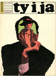 a magazine cover with an image of a man wearing a hat and holding his arm out