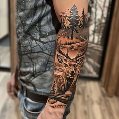 Vibrant Arm Tattoos For Men Tattoo Design Pack Country Couple Tattoos, Arm Tattoos For Men, Wilderness Tattoo, Cloud Tattoo Design, Plane Tattoo, Hunting Tattoos, Nature Tattoo Sleeve, Patriotic Tattoos, Usa Tattoo