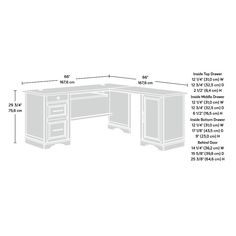 Upgrade your home office or workspace with the beauty and style of this L-shaped desk from the Rollingwood™ collection. This L-shaped desk with drawers features a durable, 1” thick spacious desk top surface that provides you with ample amount of room for all your office essentials - your laptop, collection of notepads, phone, and even a lamp. This L-shaped desk with storage features a large slide out shelf for your laptop or keyboard/mouse. Full extension slides on two storage drawers and a lower file drawer that holds letter or legal-size hanging files means that this home office desk has all the storage you need, and more. Behind its door is a hidden storage area that includes an adjustable shelf and accommodates a vertical CPU tower. A cord management system with three desktop grommets Slide Out Shelf, L Shaped Desk With Storage, Prime Oak, Keyboard Shelf, L Shaped Executive Desk, L Desk, Desk With Storage, Document Storage, L Shaped Desk