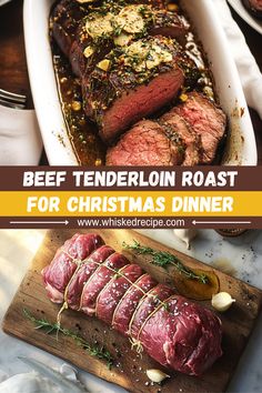 beef tenderloin roast for christmas dinner