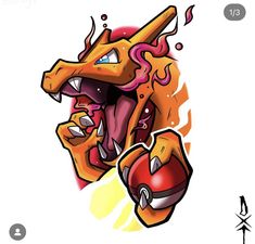 Pokemon Charizard Tattoo, Transformers Tattoo Design, Charizard Tattoo Design, Pokemon Tattoo Design, Charmander Tattoo, Charizard Tattoo, Pokemon Greninja, Charizard Art, Joker Art Drawing