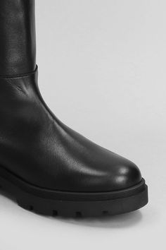 low heels boots in black leather, slip on, round toe, combact rubber sole, rubber outsole, Made in Italy, 100% leather Low Heel Boots, Gucci Sneakers, Golden Goose Deluxe Brand, Heels Boots, Green Shoes, Prada Shoes, Sneaker Wedge, Sneaker Brands, Low Heels