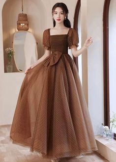 Dresses Feminine, Princess Evening Dress, Simple Frocks, Gowns Dresses Elegant, Fancy Dresses Long, Trendy Dress Outfits, Korean Fashion Dress, Pretty Prom Dresses, فستان سهرة