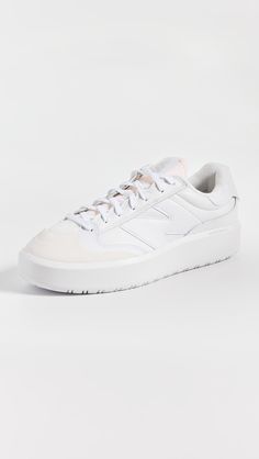 New Balance CT302 Court Sneakers | Shopbop Nb Sneakers, New Balance Ct302, Casual Sneakers Women, New Balance Sneakers, Minimalist Wardrobe, New Balance Shoes, Sportswear Women, White White, White Sneakers