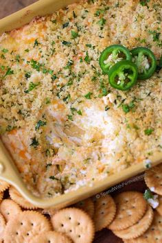 a close up of a cheesy casserole with broccoli and cheese