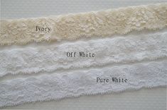 "This stunning Wedding Garter Set is made with fine stretch lace. The jewel is made with high quality, sparkly rhinestones. This set is even more beautiful in person. Matching toss garter is included. Lace measures 1.25\" wide. Available in Ivory, Off White, Pure White Measurement: Select your thigh measurement in the Size drop-box at checkout. To measure your thigh, use a soft measuring tape and place it where you would like to wear your keepsake garter. You can use a piece of string and place Wedding Lace With Stretch, Stretch Lace With Lace Trim For Wedding, Elegant Stretch Lace For Wedding, Crystal Garter, Bridal Garters Set, Wedding Garter Set, Wedding Garters, Lace Garter, Wedding Lace