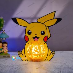 This is SVG, PDF, Studio Templates for creating Pikachu Lantern - Diy gifts for kids or Children's Room Decor - Svg Templates for Cricut projects This design you can also print by printer with pdf files or you can also cut them with cricut cutter or cameo4, ScanNcut it's very easy with svg file. And we have a detailed video tutorial on how to assemble. - How to make Pikachu Lantern: https://youtu.be/CM5WLbteJXo (copy link and paste on browser) In this package include files: - Printable PDF - SVG Templates For Cricut, Lantern Diy, Svg Templates, Projets Cricut, Diy Gifts For Kids, Diy Lanterns, Wedding Gift Baskets, Childrens Room Decor, Glue Crafts