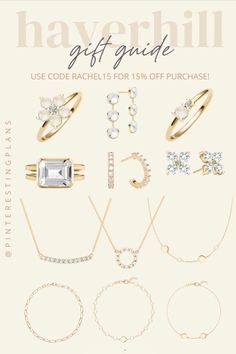 Explore Pinteresting Plans and uncover the ultimate gift guide with a curated selection of classic and classy jewelry. Elevate your gifting game with personalized jewelry from Haverhill Jewelry, making your gifts truly special and memorable. As my favorite jewelry brand, I'm excited to offer you a special discount code to make these personalized gifts even more enticing. Don't miss out on the chance to surprise your loved ones with meaningful presents! Visit our site today. Meaningful Presents, Dressy Outfit