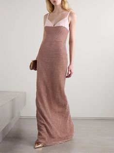 Crepe Gown, Georges Hobeika, Sports Trousers, Pink Tulle, Swimsuit Dress, Knitwear Tops, Embellished Dress, Denim Jumpsuit, Jeans Dress