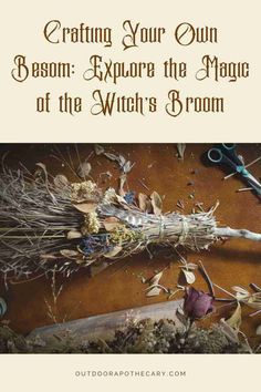 Broom Craft, Witch Brooms, Witchcraft Diy, Girl Craft, Witch Bells, Witches Broomsticks, Wiccan Crafts, Pagan Crafts