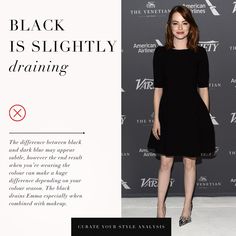 When black isn’t in your colour season, is it really worth swapping for an alternative? Let’s explore the difference between black VS dark blue on those who are overpowered by black.⁠ .⁠ #coloranalysis #colouranalysis #coloranalyst #springpalette #summerpalette Season Analysis, Colour Season, Style Analysis, Summer Palette, Spring Palette, True Winter, Deep Autumn, Seasonal Color Analysis, Dark Autumn