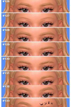 the different types of eyes and how they are used to make them look like they're