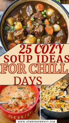 Warm Up with These Delicious Soup Recipes Soups Made From Scratch, Homemade Soups And Stews, Easy Hearty Soups And Stews, Taste Of Home Recipes Soups, Best Homemade Soup Recipes, Soup Fundraiser Ideas, Cozy Winter Soup Recipes, Easy Soups For A Crowd, Best Easy Soup Recipes