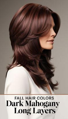 Gorgeous Subtle Dark Auburn Highlights for Fall Hair Colors for a Natural Look 🍁 Bright Orange Nails, Dark Fall Hair Colors, Burgundy Highlights, Dark Fall Hair, Dark Curly Hair, Auburn Highlights, Dark Auburn, Colored Curly Hair, Burgundy Hair