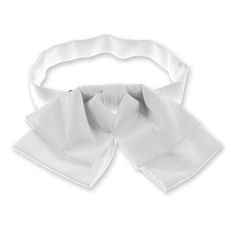 This white floppy bow tie is a popular alternative for women's uniform wear. Also stylish for vintage men's apparel. It attaches securely around the neck via an adjustable band that expands to fit neck sizes from 12- to 21-inches. We recommend this shade for a bright white color. Product Features • Bow measures approximately 6" across at the widest point and 3.5" long • Band collar expands to fit neck sizes from 12" to 21"• Color is white • Made from 100% Polyester • Light satin finish • Importe Womens Ties, Tie Dye Techniques, Tie Dye Diy, Pirate Woman, Party Dress Short, Mens Bow Ties, Men's Apparel, Color Swatch, Band Collar