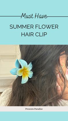 Enhance any summer hairstyle with these adorable flower hair clips. Perfect for sunny days and special occasions! Summer Flowers