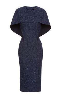 Shop Tweed Dress by Zac Posen for Preorder on Moda Operandi Mode Pop, Sewing 101, Chique Outfits, Tweed Dress, Zac Posen, Blue Dress, Moda Operandi