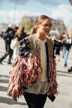 Estilo Olivia Palermo, Street Style 2018, Olivia Palermo Style, Outfit Party, Streetstyle Fashion, Upcycled Fashion