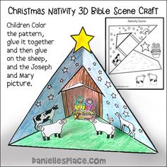 christmas nativity bible scene craft for kids