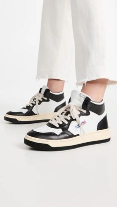 Autry Medalist High Top Sneakers | Shopbop Ankle-high Leather Sneakers With Leather Sole, Sporty Ankle-high Sneakers With Perforated Toe Box, Sneakers With Rubber Sole And Round Toe, Leather Sneakers With Contrasting Heel Counter, Leather Ankle-high Sneakers With Rubber Sole, Sporty Ankle-high Leather Sneakers, Casual Ankle-high Sneakers With Leather Sole, White Sole High-top Sneakers With Contrast Sole, Sneakers With Leather Sole And Round Toe